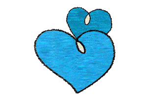 In Love Hearts Sticker