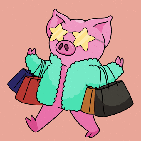Star Shopping GIF by Piggyverse