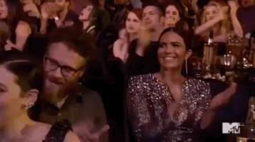 mandy moore applause GIF by MTV Movie & TV Awards