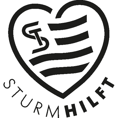 Heart Help Sticker by SK Sturm Graz