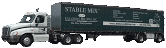 Diesel Semi Truck Sticker by Elk Grove Milling Stable Mix
