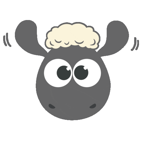 Shaun The Sheep Oops Sticker by Aardman Animations for iOS & Android