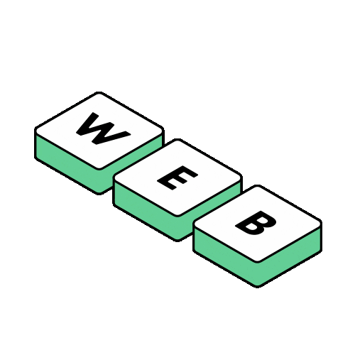 3D Letters Sticker