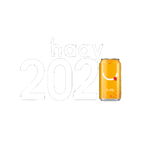 New Year Hay Sticker by bubly