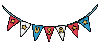 Celebrate American Sticker by Nora Fikse