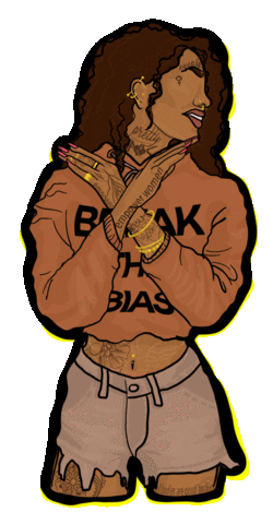 Black Lives Matter Feminism Sticker by PrettyInInkTattoos