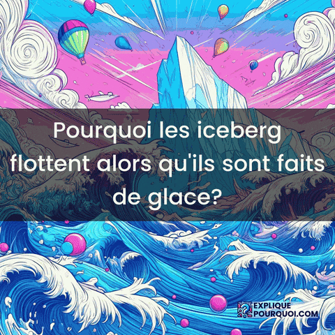 Glace Icebergs GIF by ExpliquePourquoi.com
