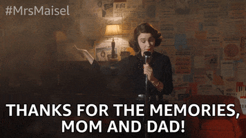 Thanks For The Memories Mrs Maisel GIF by The Marvelous Mrs. Maisel