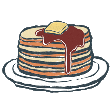 Pancake Social Sticker