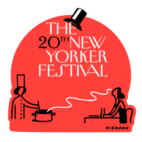 Tny New Yorker Festival Sticker by The New Yorker
