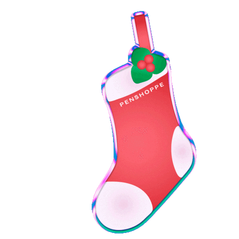 Christmas Sock Sticker by Penshoppe