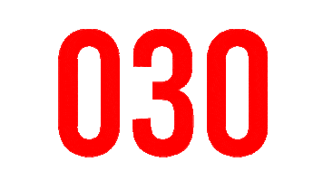 030 Sticker by Utrecht Marketing