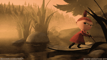 little my boat GIF by Moomin Official