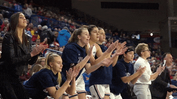 Gonzaga University Reaction GIF by Gonzaga Bulldogs