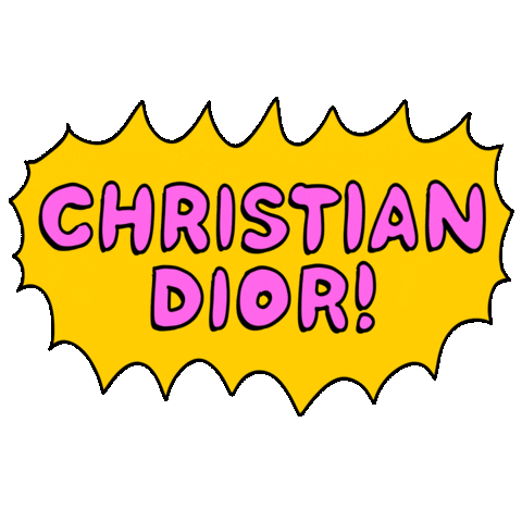 Christian Dior Sticker by Luigi Segre