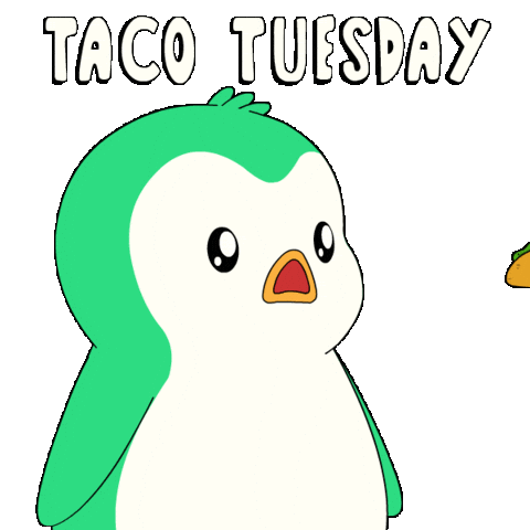 Hungry Penguin Sticker by Abster