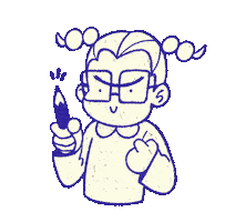 Drawing Working Sticker