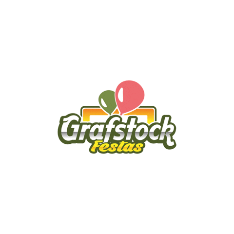 Logo Sticker by Grafstock Festas