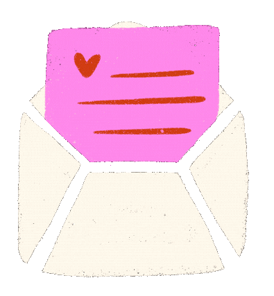 Letters Corazon Sticker