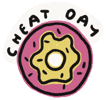 Exercise Donut Sticker by sembangsembang