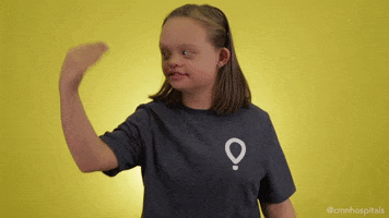 Girl Wave GIF by Children's Miracle Network Hospitals
