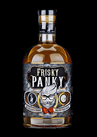 Bottle Whisky GIF by Frisky Panky