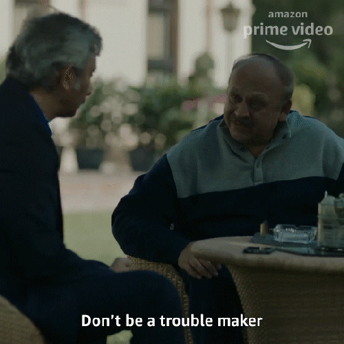 Dont Do It Warning GIF by primevideoin