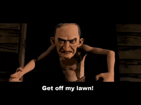 Get Off Of My Lawn GIFs - Get the best GIF on GIPHY