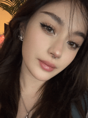 Interested Cute Girl GIF