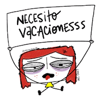 Vacaciones Inestable Sticker