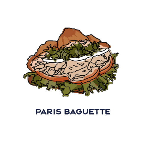 Food Croissant Sticker by Paris Baguette