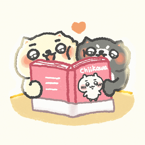 Cat Read GIF