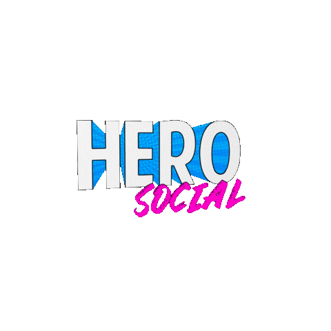 Hero Social Sticker