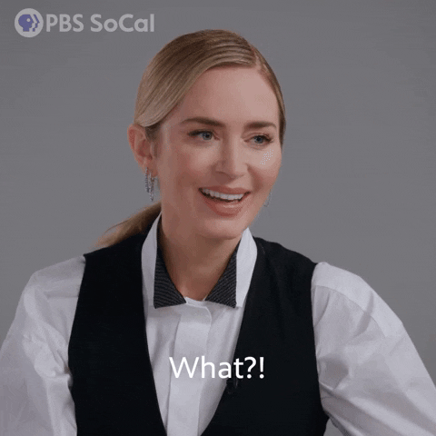 Emily Blunt What GIF by PBS SoCal