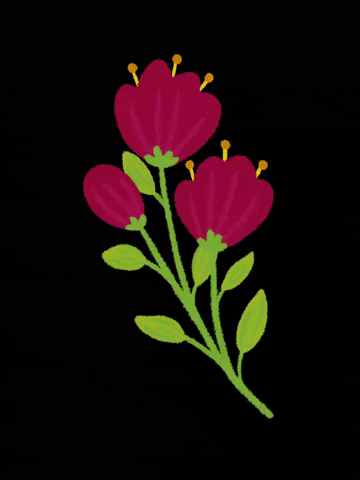 tiamoriana pink flower flowers sparkle GIF