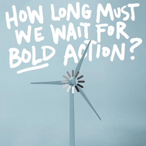 Wind Power Waiting GIF by Creative Courage