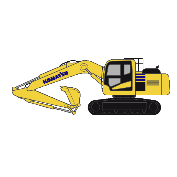 Komatsu Sticker