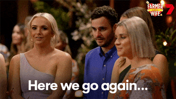 Nervous Here We Go Again GIF by Channel 7
