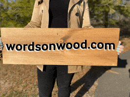 Words on Wood GIF