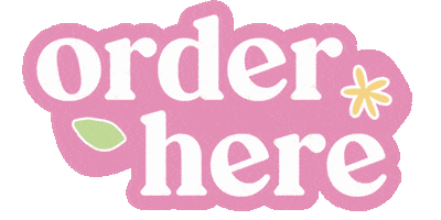 Order Here Sticker by Poco Posy