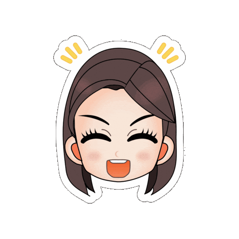 Miya Happy Sticker