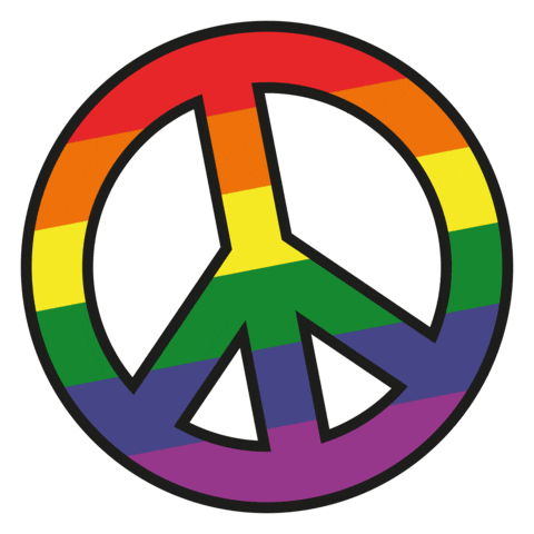 Rainbow Love Sticker by Magenta