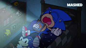Tired Sonic The Hedgehog GIF by Mashed
