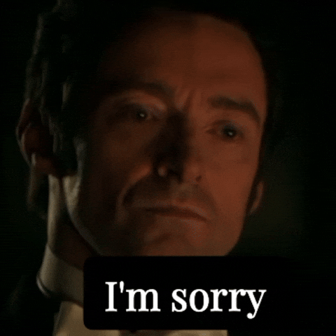 Im Sorry Hugh Jackman GIF