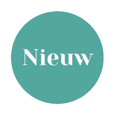Nieuw Sticker by Studio Leuks