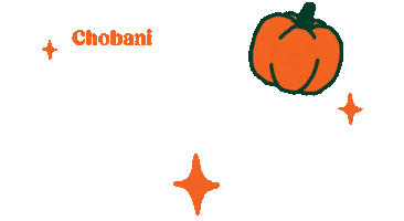 Fall Pumpkin Sticker by Chobani