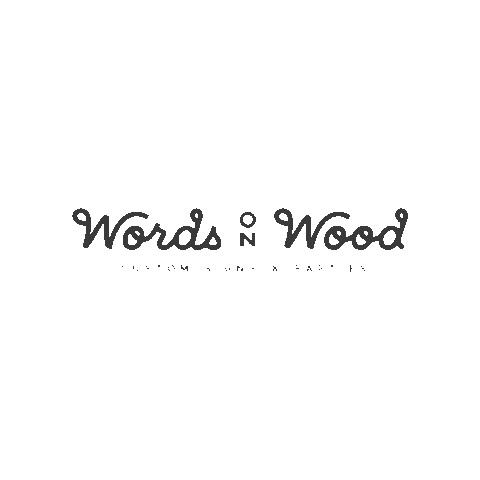 Words on Wood Sticker