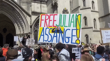 Julian Assange Uk GIF by Storyful
