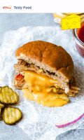 burger cheese GIF by Gifs Lab
