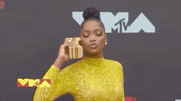 Red Carpet Phone GIF by 2020 MTV Video Music Awards